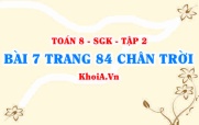 Bài 7 trang 84 Toán 8 Chân trời sáng tạo Tập 2